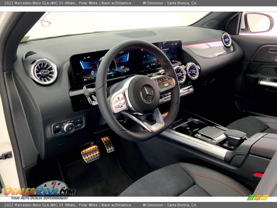 Black w/Dinamica Interior - 2022 Mercedes-Benz GLA AMG 35 4Matic Photo #4