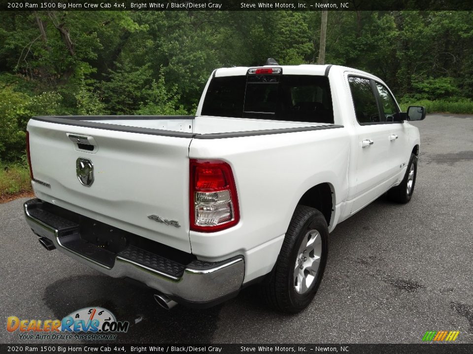 2020 Ram 1500 Big Horn Crew Cab 4x4 Bright White / Black/Diesel Gray Photo #6