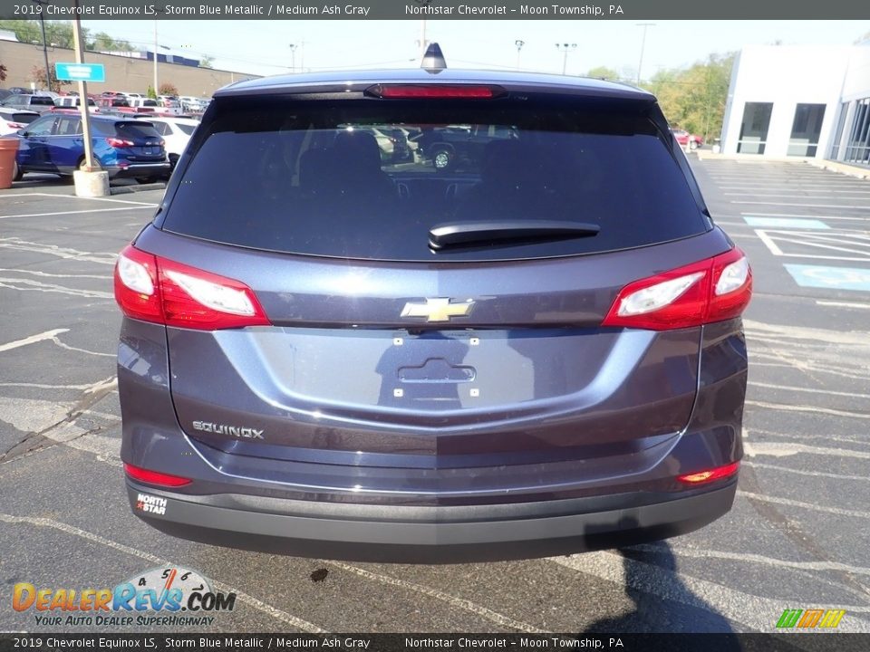 2019 Chevrolet Equinox LS Storm Blue Metallic / Medium Ash Gray Photo #6