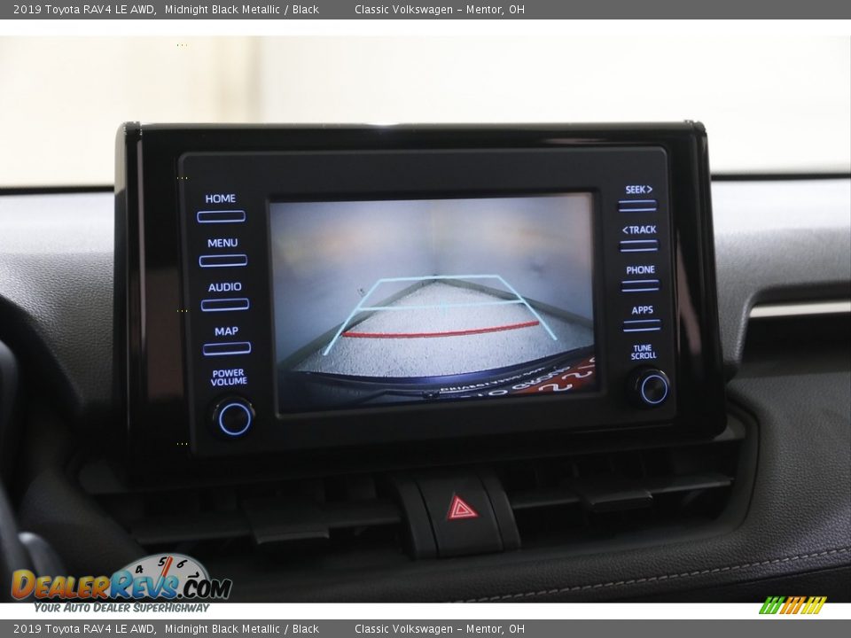 2019 Toyota RAV4 LE AWD Midnight Black Metallic / Black Photo #11