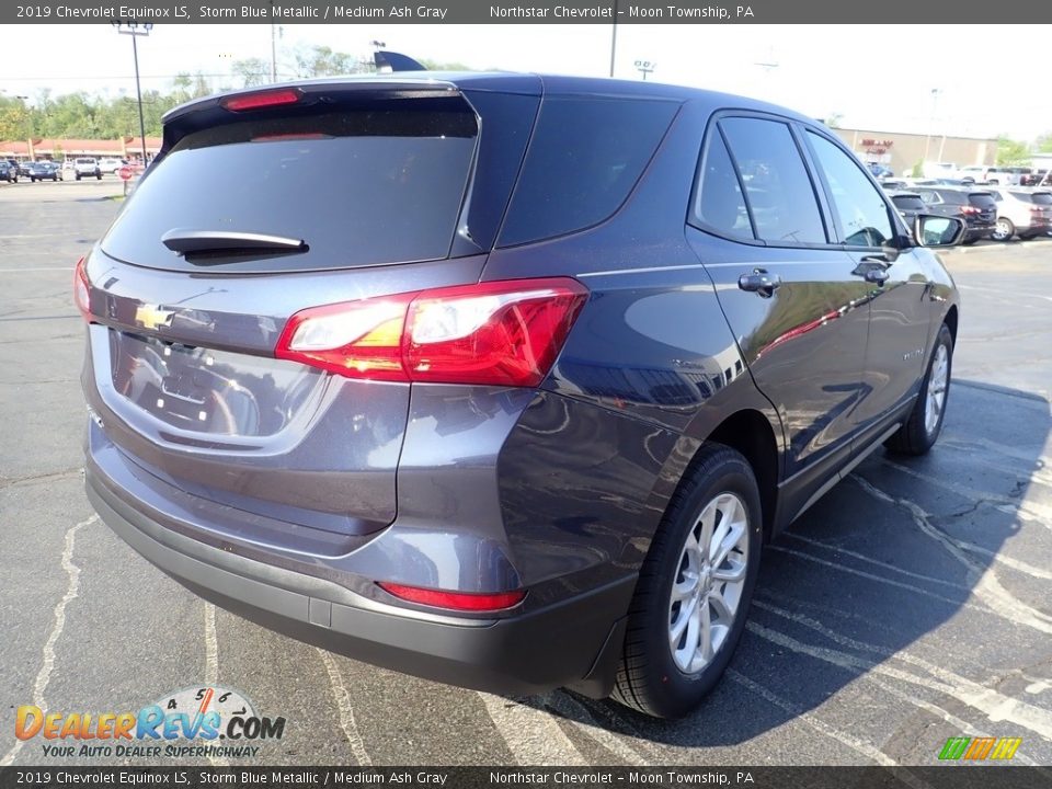 2019 Chevrolet Equinox LS Storm Blue Metallic / Medium Ash Gray Photo #8