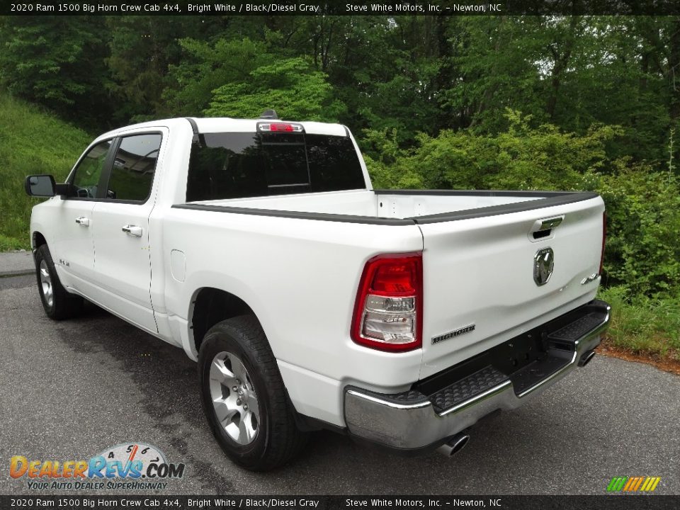 2020 Ram 1500 Big Horn Crew Cab 4x4 Bright White / Black/Diesel Gray Photo #9