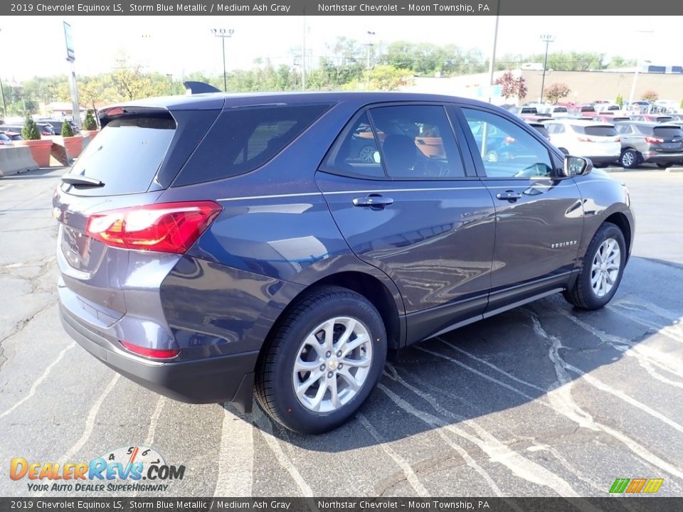 2019 Chevrolet Equinox LS Storm Blue Metallic / Medium Ash Gray Photo #9