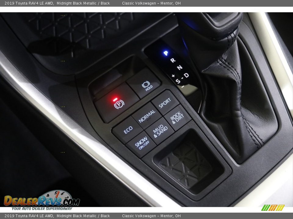 2019 Toyota RAV4 LE AWD Midnight Black Metallic / Black Photo #13