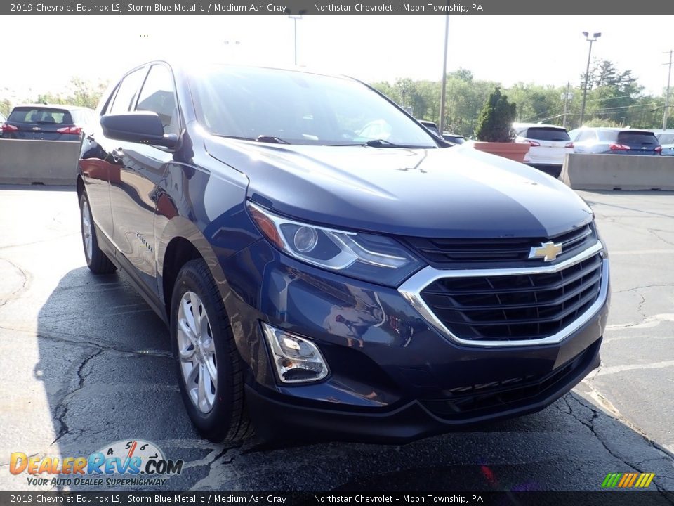 2019 Chevrolet Equinox LS Storm Blue Metallic / Medium Ash Gray Photo #12