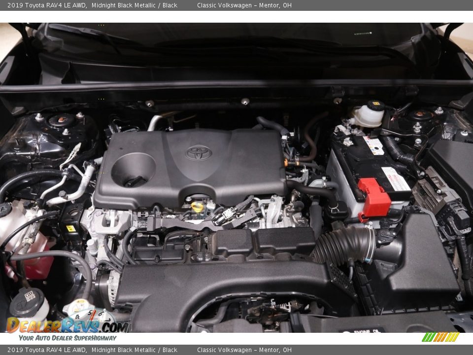 2019 Toyota RAV4 LE AWD Midnight Black Metallic / Black Photo #18