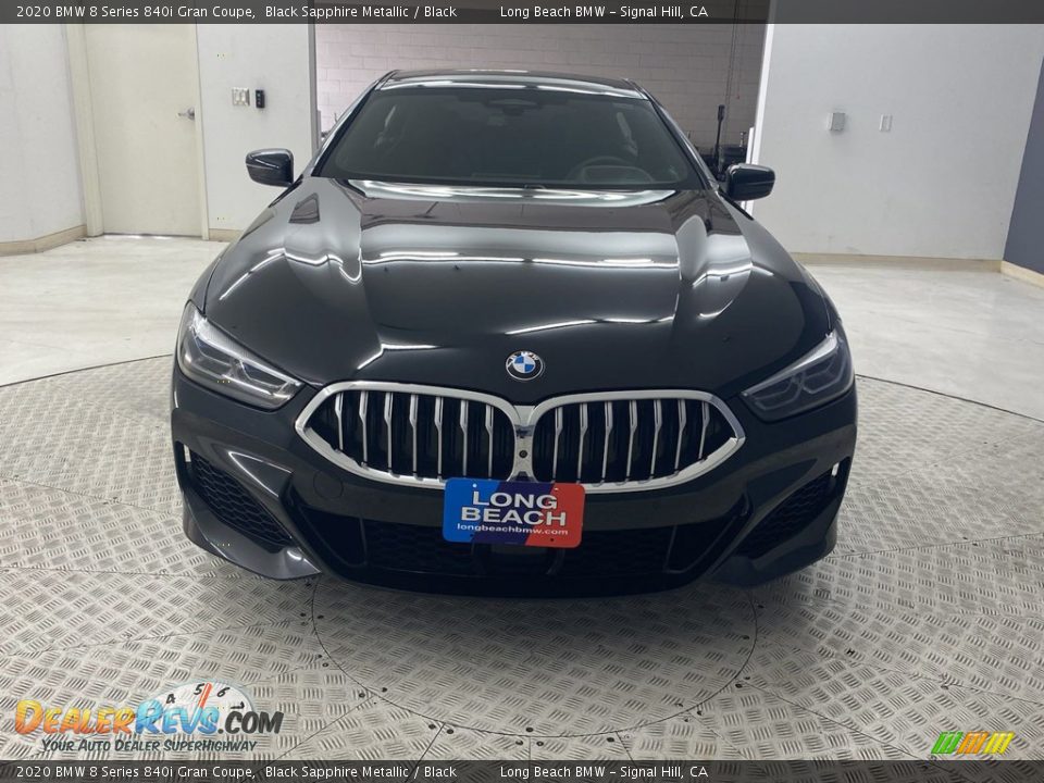 2020 BMW 8 Series 840i Gran Coupe Black Sapphire Metallic / Black Photo #2