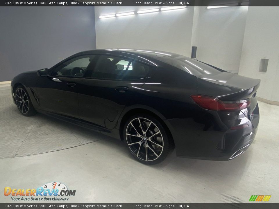 2020 BMW 8 Series 840i Gran Coupe Black Sapphire Metallic / Black Photo #3