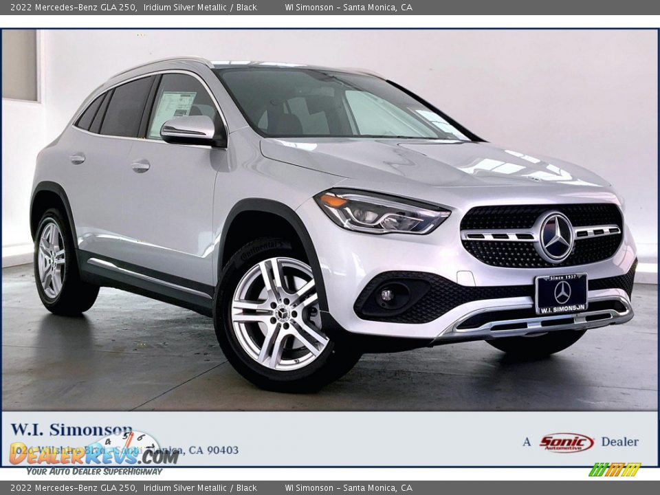 2022 Mercedes-Benz GLA 250 Iridium Silver Metallic / Black Photo #1