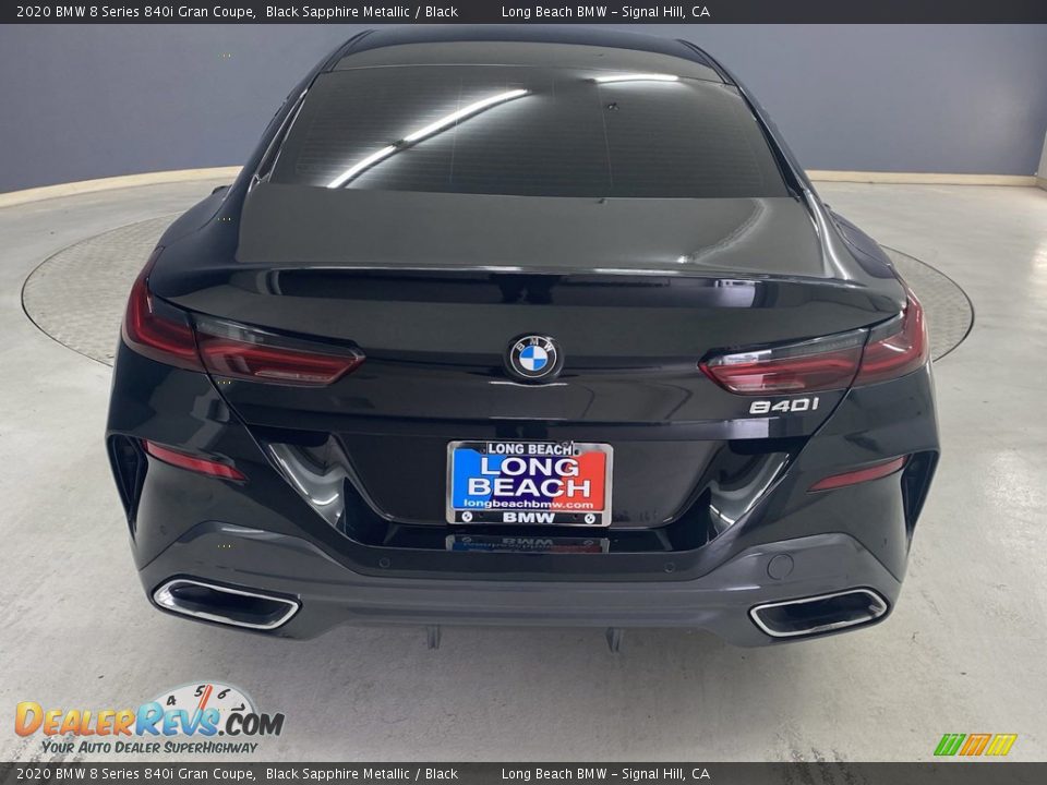 2020 BMW 8 Series 840i Gran Coupe Black Sapphire Metallic / Black Photo #4