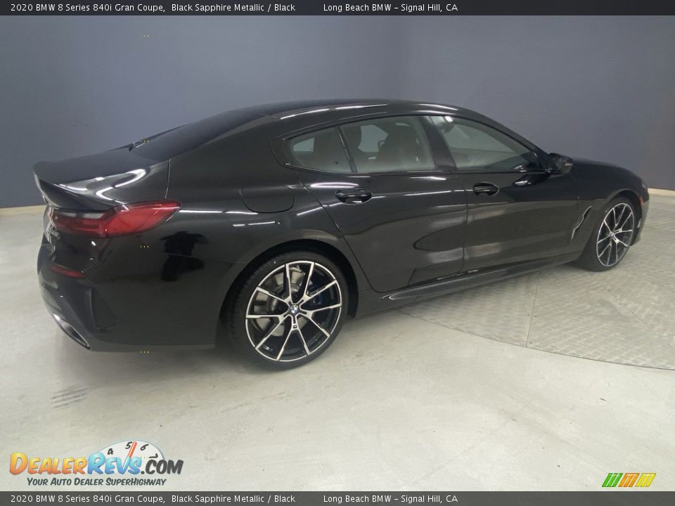 2020 BMW 8 Series 840i Gran Coupe Black Sapphire Metallic / Black Photo #5