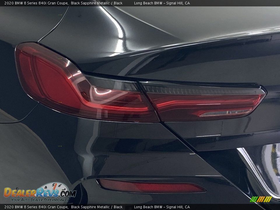 2020 BMW 8 Series 840i Gran Coupe Black Sapphire Metallic / Black Photo #8
