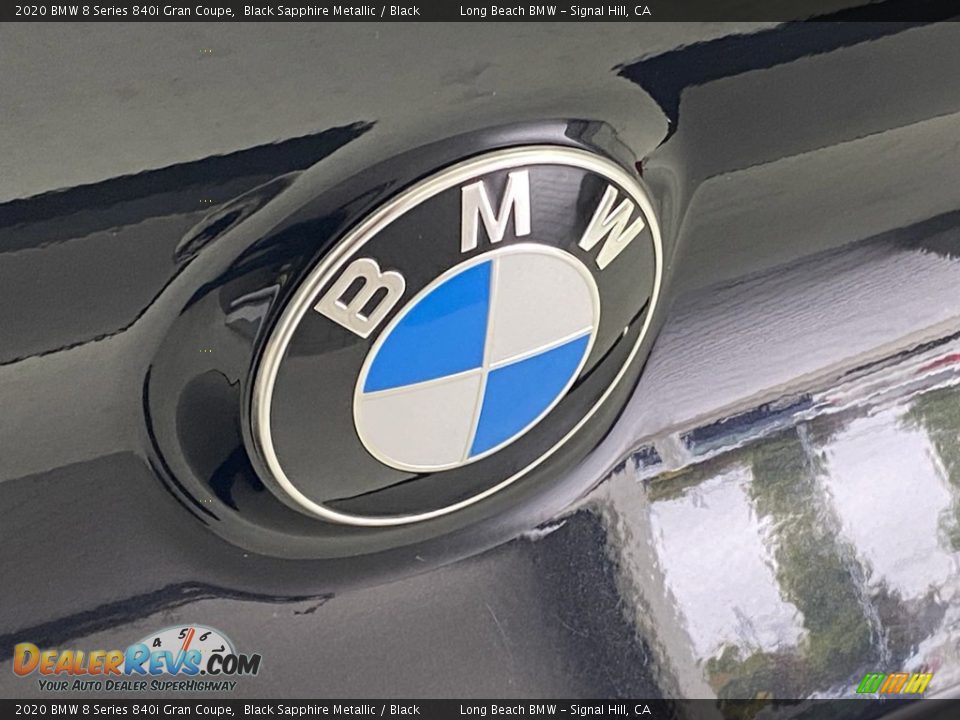 2020 BMW 8 Series 840i Gran Coupe Black Sapphire Metallic / Black Photo #9