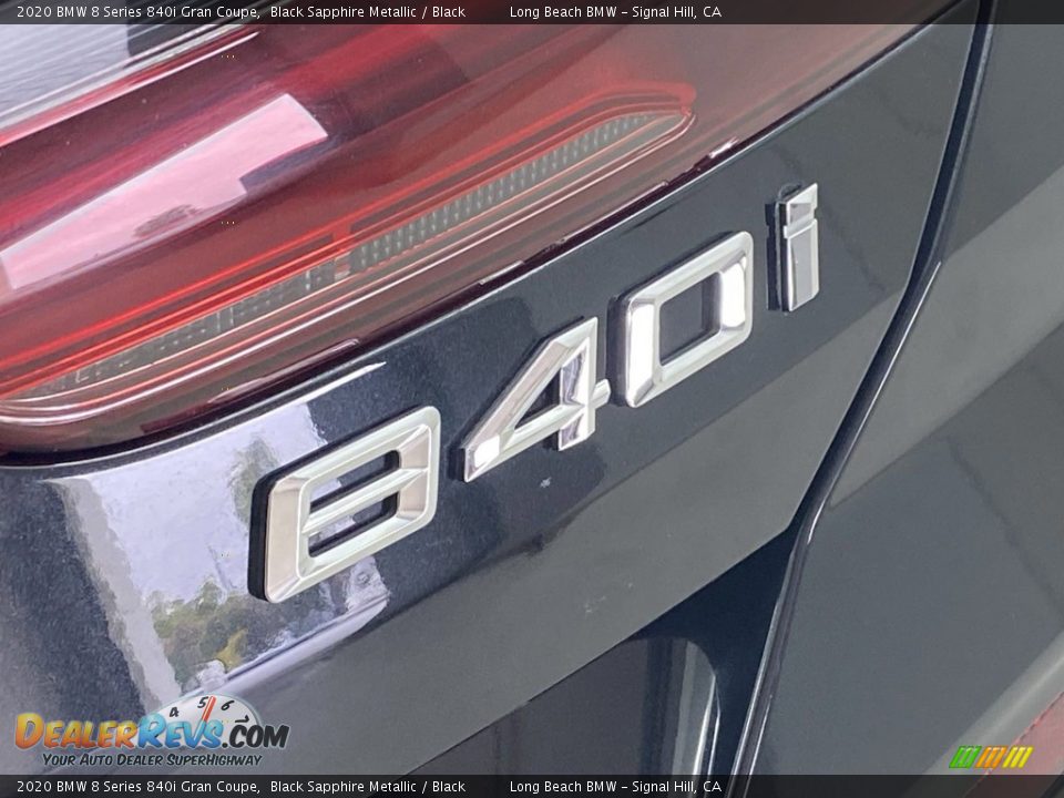 2020 BMW 8 Series 840i Gran Coupe Black Sapphire Metallic / Black Photo #10
