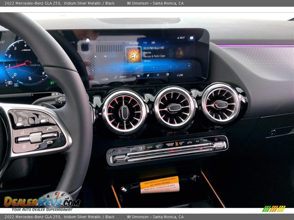 2022 Mercedes-Benz GLA 250 Iridium Silver Metallic / Black Photo #7