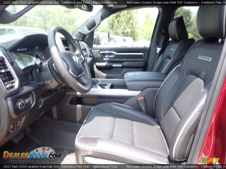 Front Seat of 2022 Ram 1500 Laramie Crew Cab 4x4 Photo #14