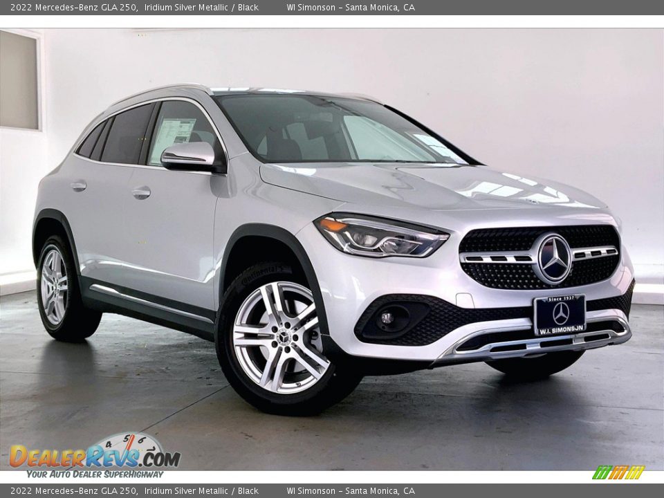 2022 Mercedes-Benz GLA 250 Iridium Silver Metallic / Black Photo #12