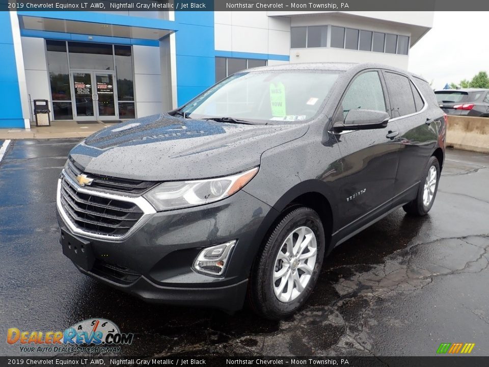 2019 Chevrolet Equinox LT AWD Nightfall Gray Metallic / Jet Black Photo #2