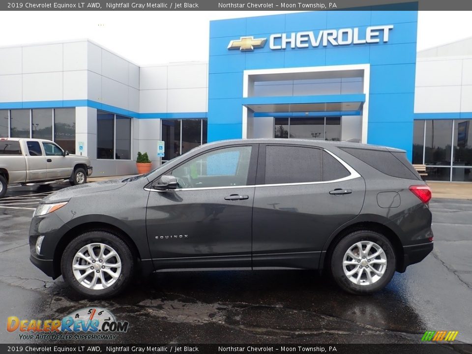 2019 Chevrolet Equinox LT AWD Nightfall Gray Metallic / Jet Black Photo #3