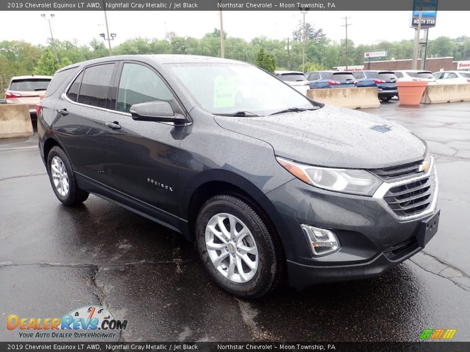 2019 Chevrolet Equinox LT AWD Nightfall Gray Metallic / Jet Black Photo #11