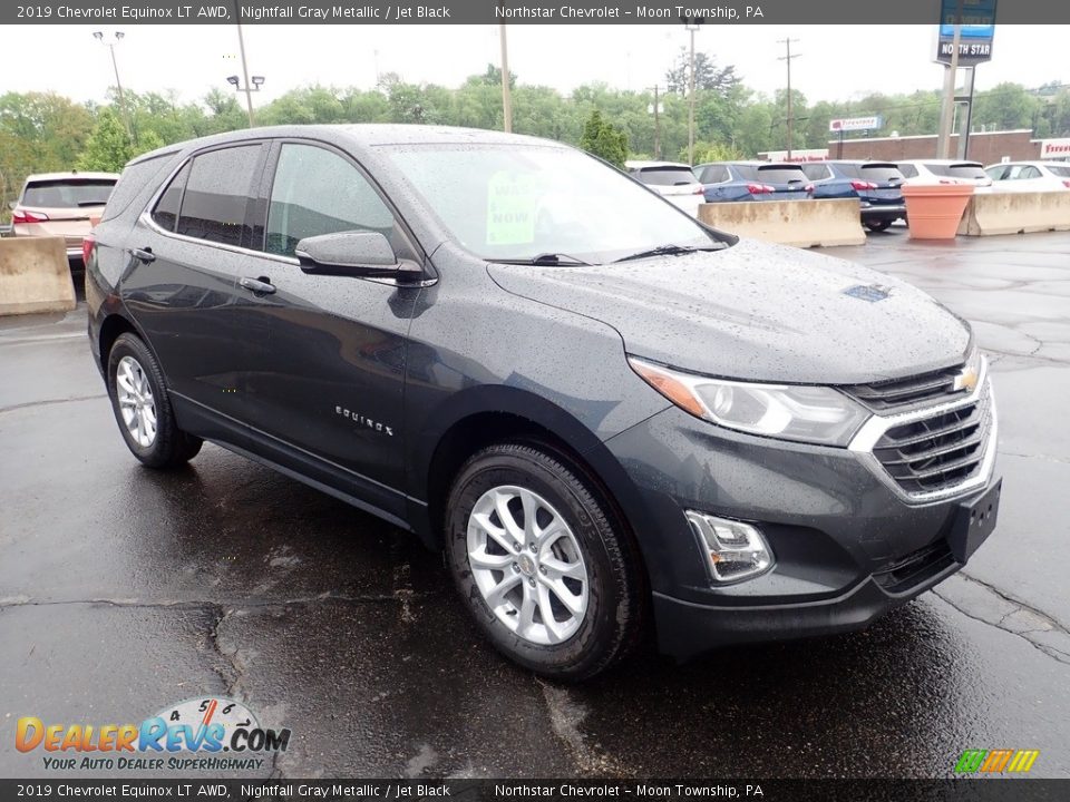 2019 Chevrolet Equinox LT AWD Nightfall Gray Metallic / Jet Black Photo #11