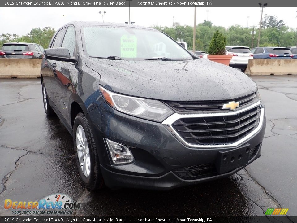 2019 Chevrolet Equinox LT AWD Nightfall Gray Metallic / Jet Black Photo #12