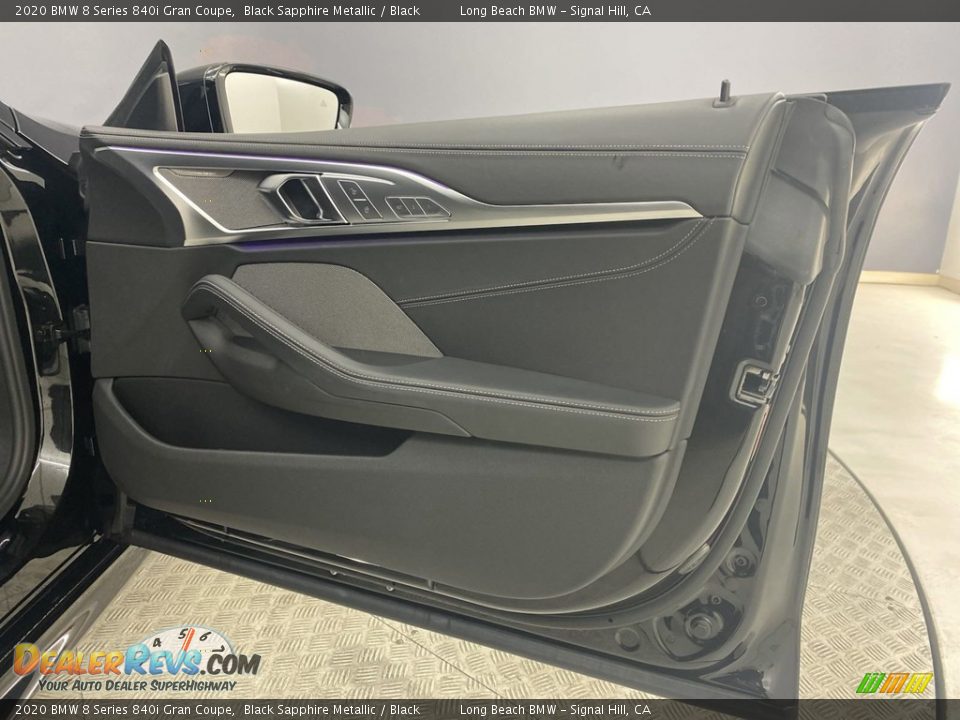 2020 BMW 8 Series 840i Gran Coupe Black Sapphire Metallic / Black Photo #31