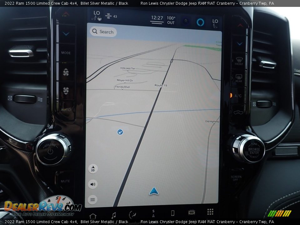 Navigation of 2022 Ram 1500 Limited Crew Cab 4x4 Photo #16