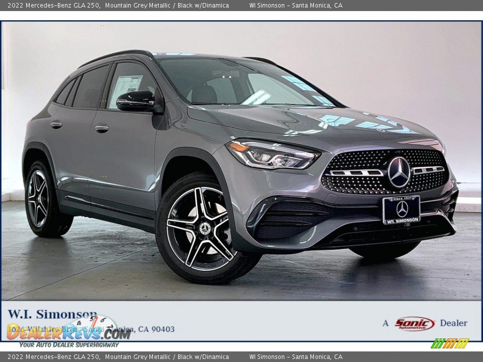 2022 Mercedes-Benz GLA 250 Mountain Grey Metallic / Black w/Dinamica Photo #1