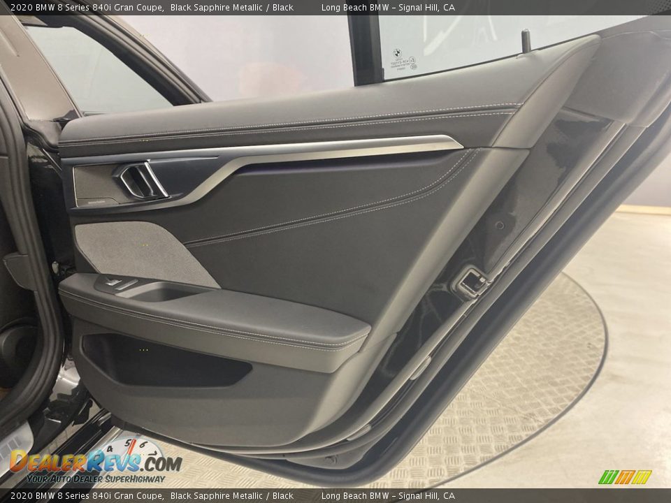 2020 BMW 8 Series 840i Gran Coupe Black Sapphire Metallic / Black Photo #34
