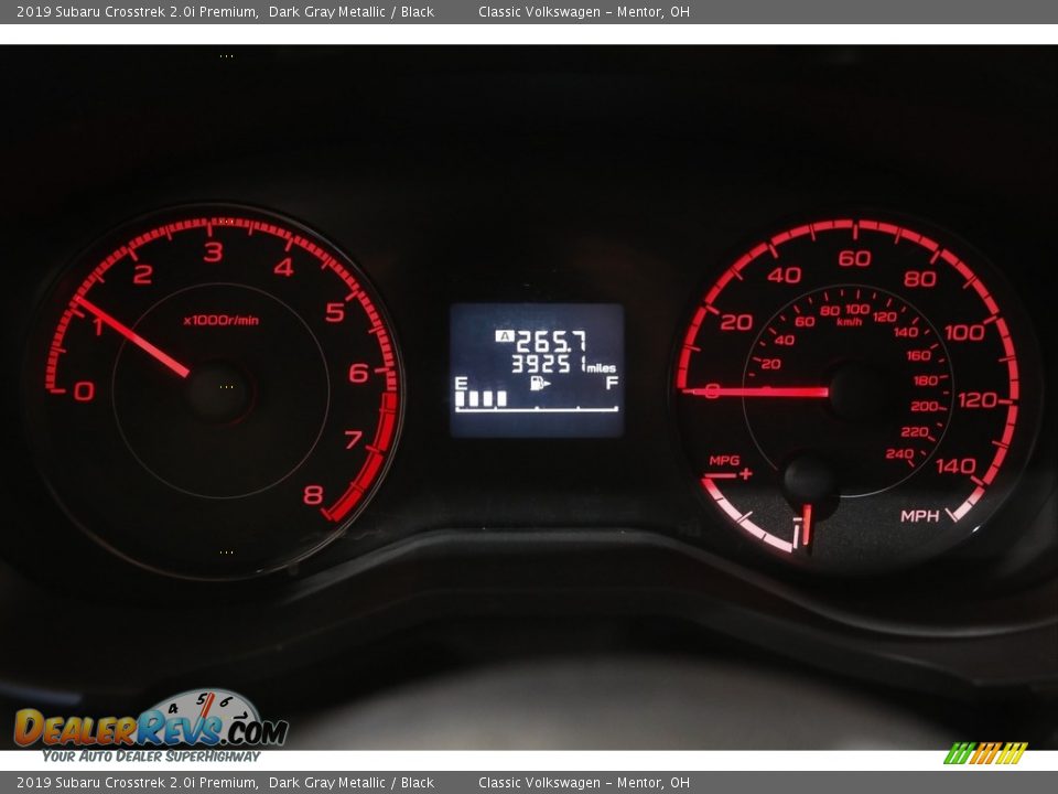 2019 Subaru Crosstrek 2.0i Premium Dark Gray Metallic / Black Photo #8