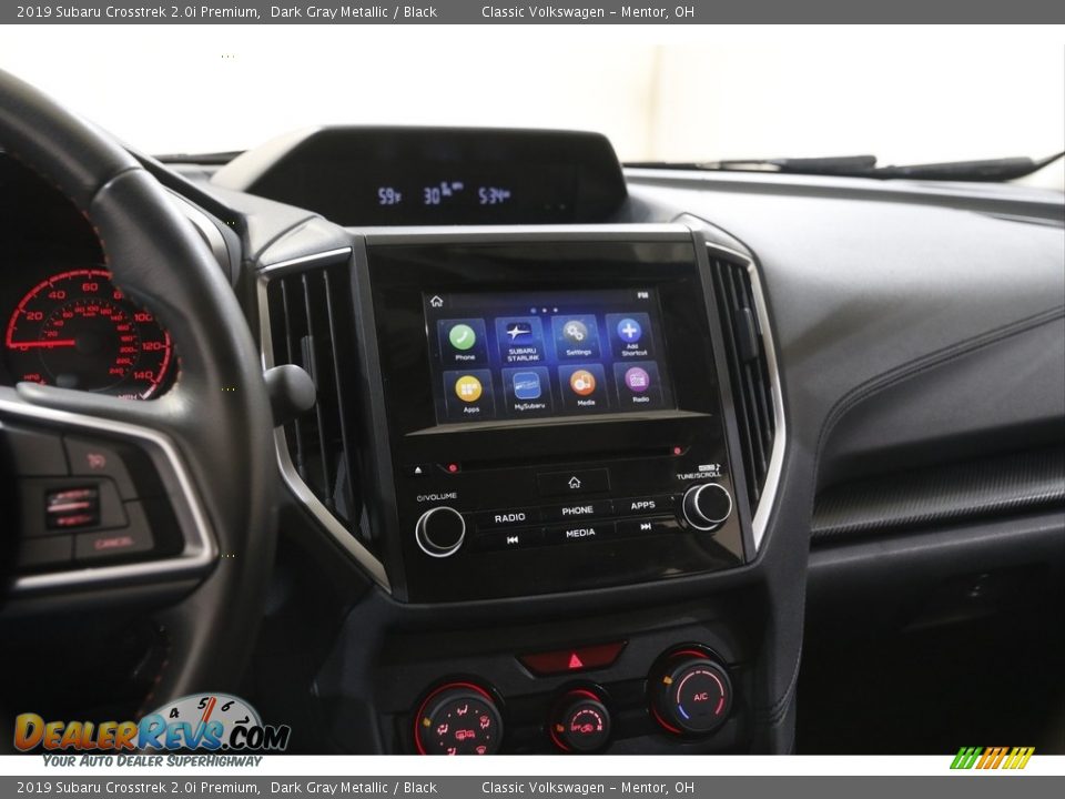 2019 Subaru Crosstrek 2.0i Premium Dark Gray Metallic / Black Photo #9