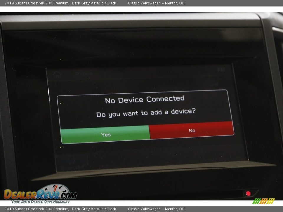 2019 Subaru Crosstrek 2.0i Premium Dark Gray Metallic / Black Photo #12