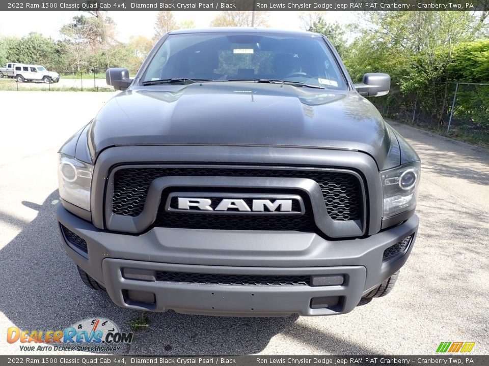 2022 Ram 1500 Classic Quad Cab 4x4 Diamond Black Crystal Pearl / Black Photo #8