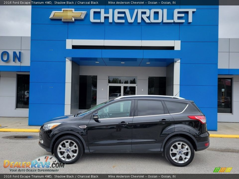 2016 Ford Escape Titanium 4WD Shadow Black / Charcoal Black Photo #1