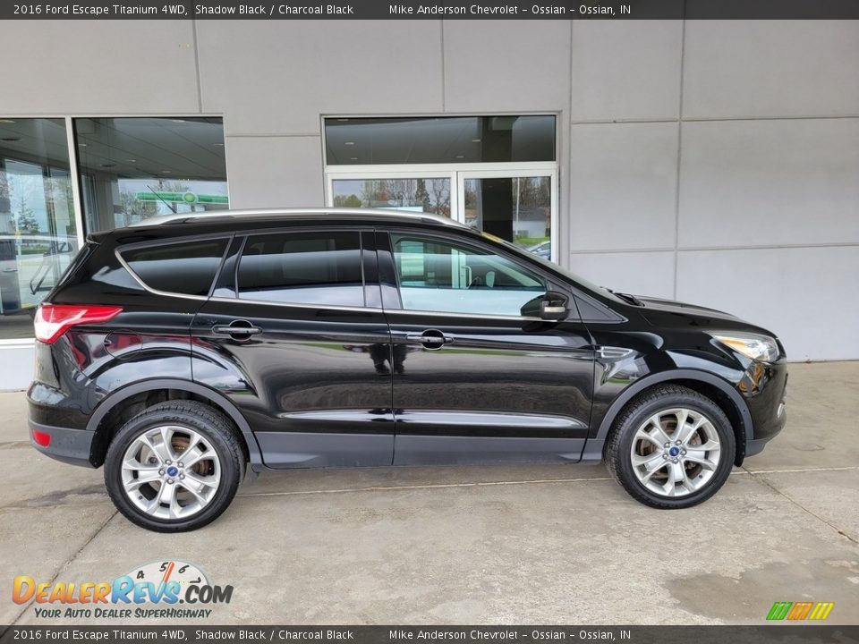 2016 Ford Escape Titanium 4WD Shadow Black / Charcoal Black Photo #3