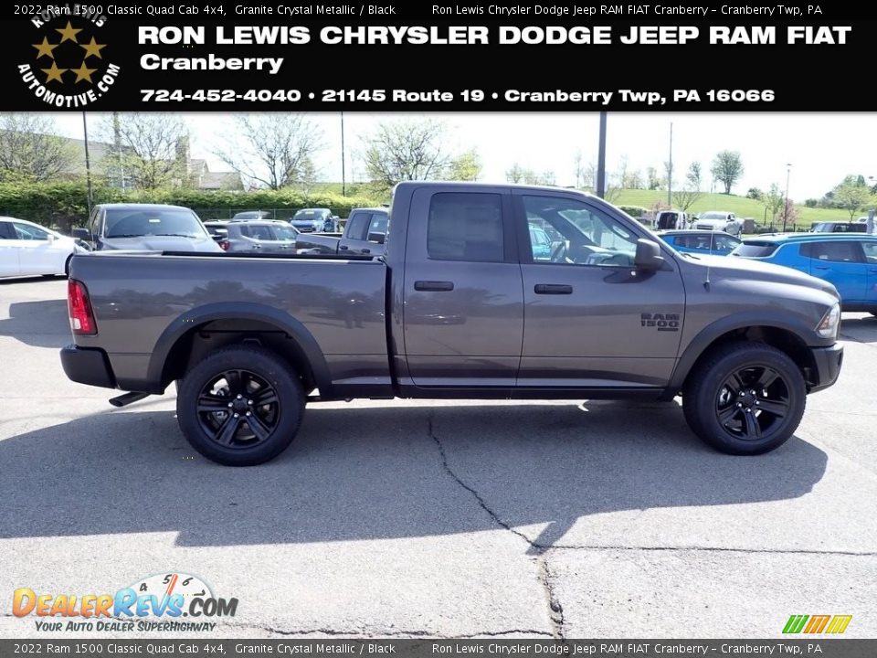 2022 Ram 1500 Classic Quad Cab 4x4 Granite Crystal Metallic / Black Photo #1