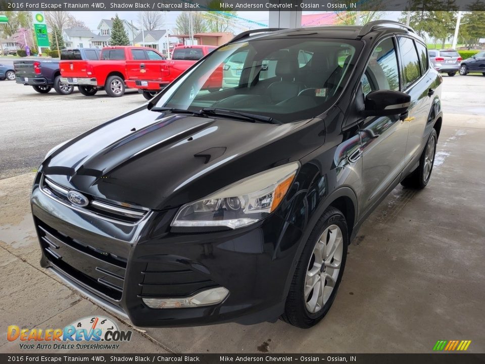 2016 Ford Escape Titanium 4WD Shadow Black / Charcoal Black Photo #9