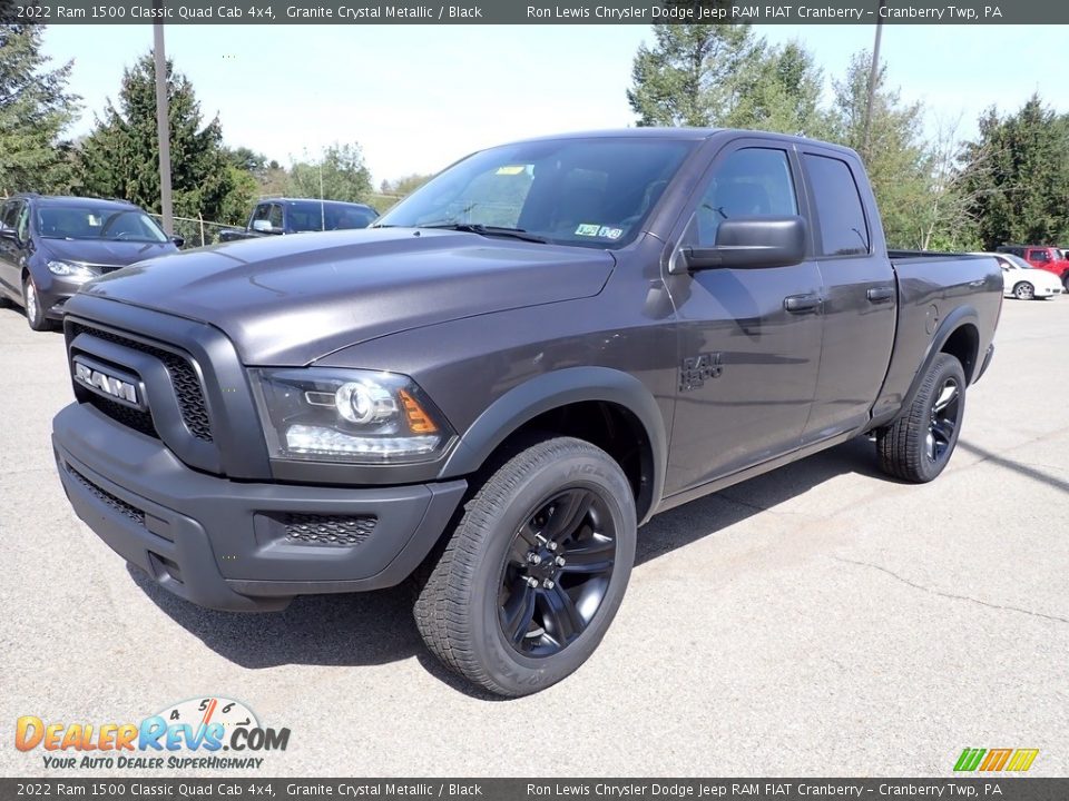 2022 Ram 1500 Classic Quad Cab 4x4 Granite Crystal Metallic / Black Photo #2