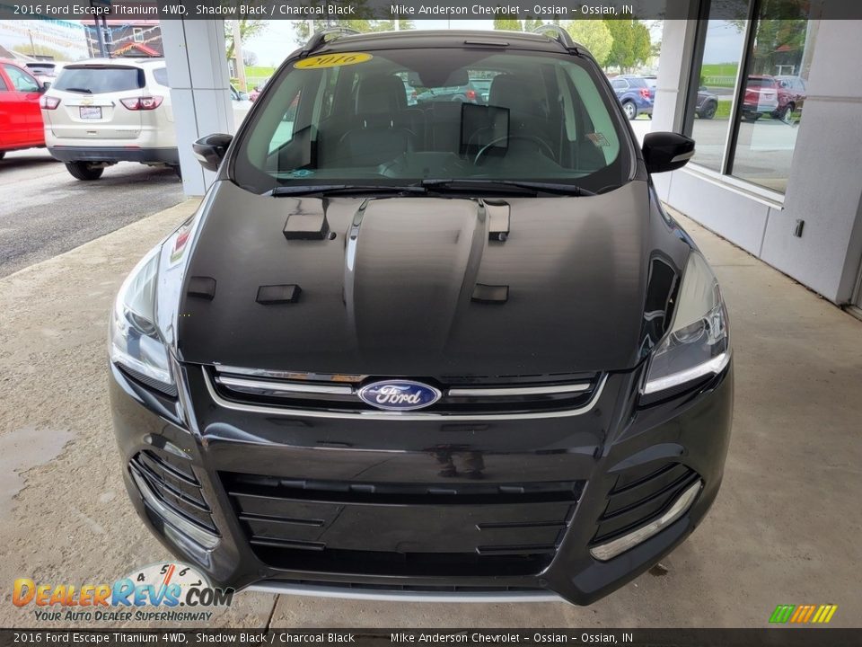 2016 Ford Escape Titanium 4WD Shadow Black / Charcoal Black Photo #10