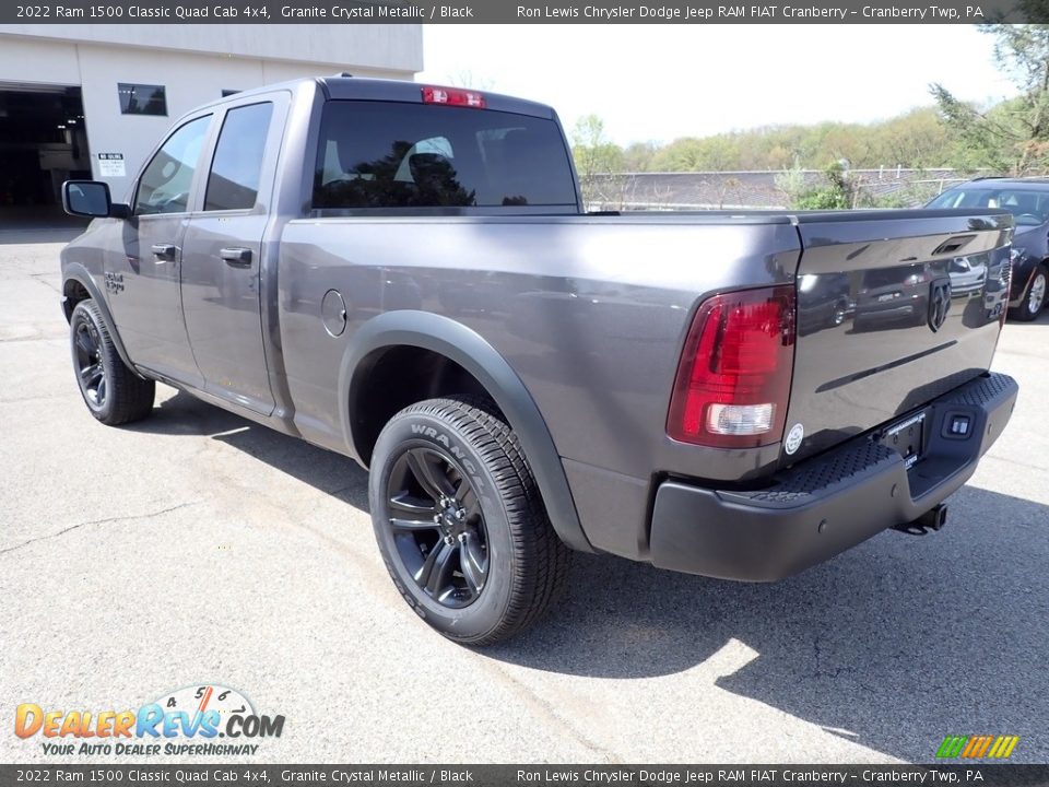 2022 Ram 1500 Classic Quad Cab 4x4 Granite Crystal Metallic / Black Photo #4