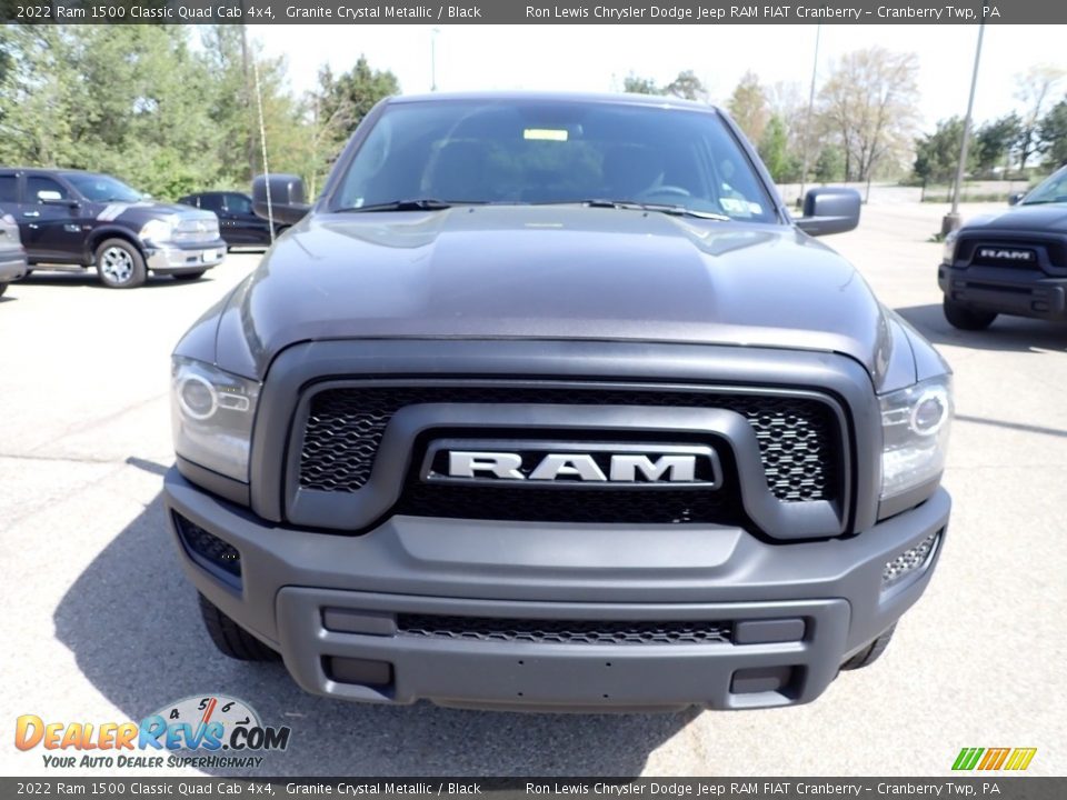 2022 Ram 1500 Classic Quad Cab 4x4 Granite Crystal Metallic / Black Photo #8