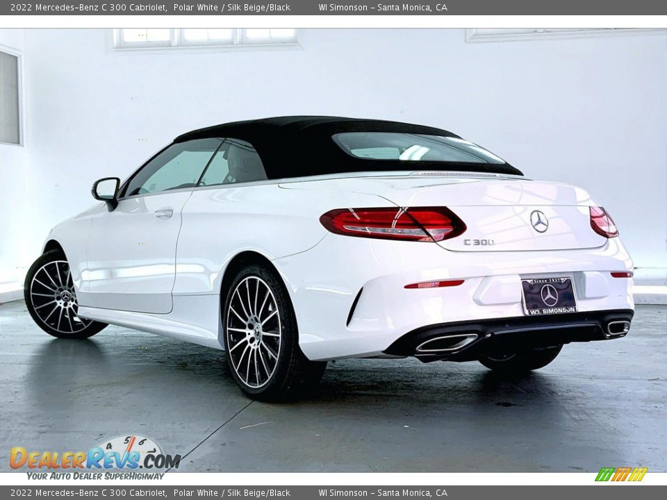 2022 Mercedes-Benz C 300 Cabriolet Polar White / Silk Beige/Black Photo #2