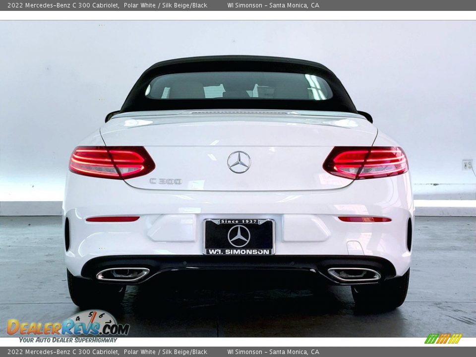 2022 Mercedes-Benz C 300 Cabriolet Polar White / Silk Beige/Black Photo #3