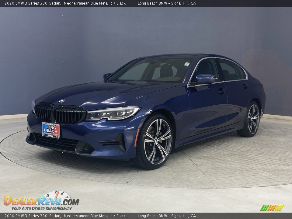 2020 BMW 3 Series 330i Sedan Mediterranean Blue Metallic / Black Photo #3