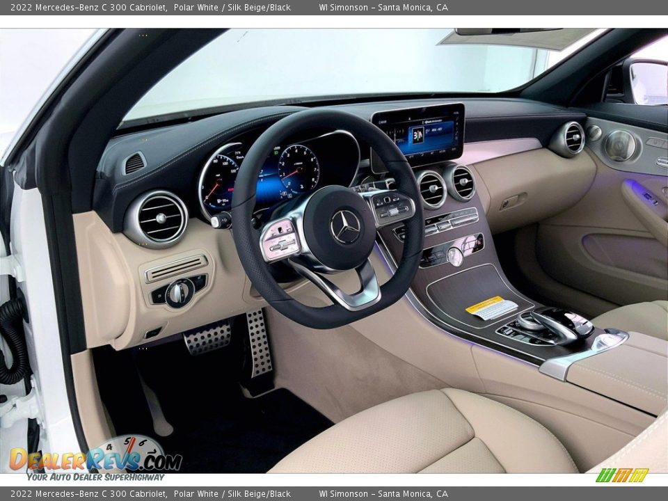 Silk Beige/Black Interior - 2022 Mercedes-Benz C 300 Cabriolet Photo #4