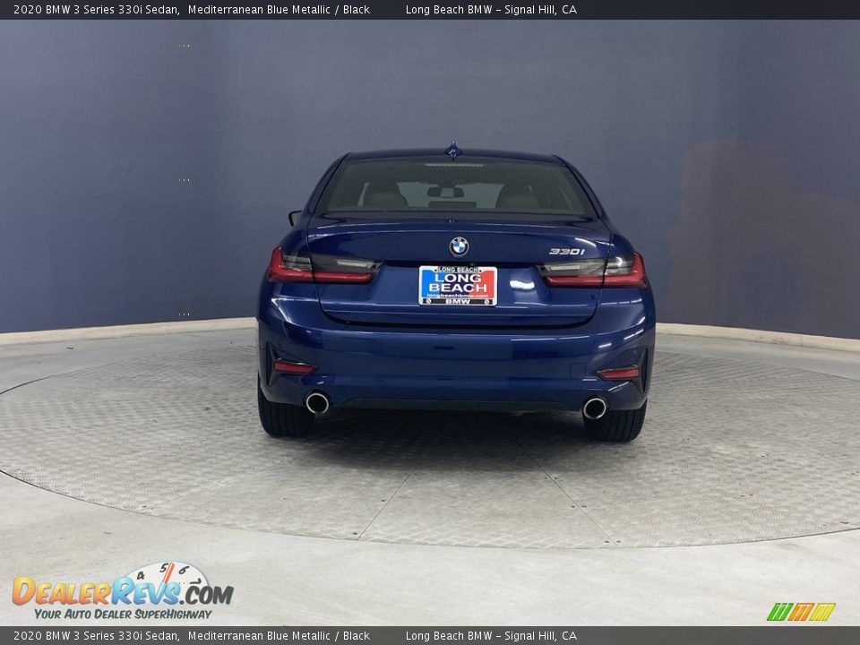 2020 BMW 3 Series 330i Sedan Mediterranean Blue Metallic / Black Photo #4