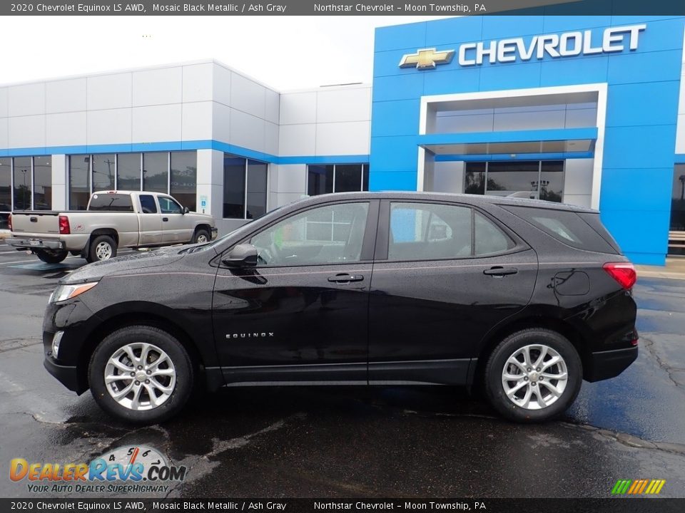 2020 Chevrolet Equinox LS AWD Mosaic Black Metallic / Ash Gray Photo #3