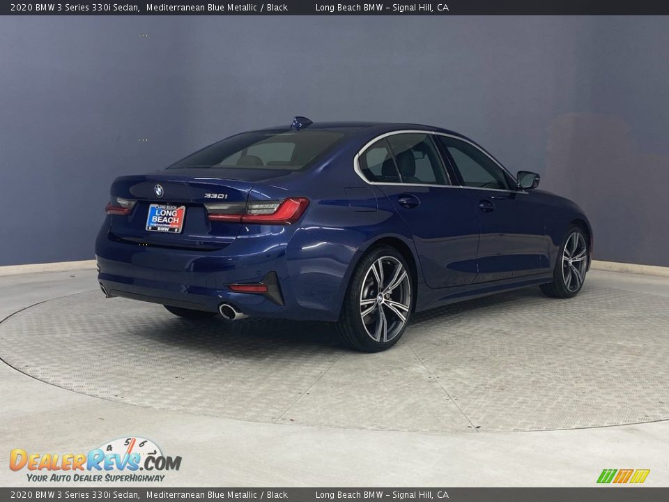 2020 BMW 3 Series 330i Sedan Mediterranean Blue Metallic / Black Photo #5