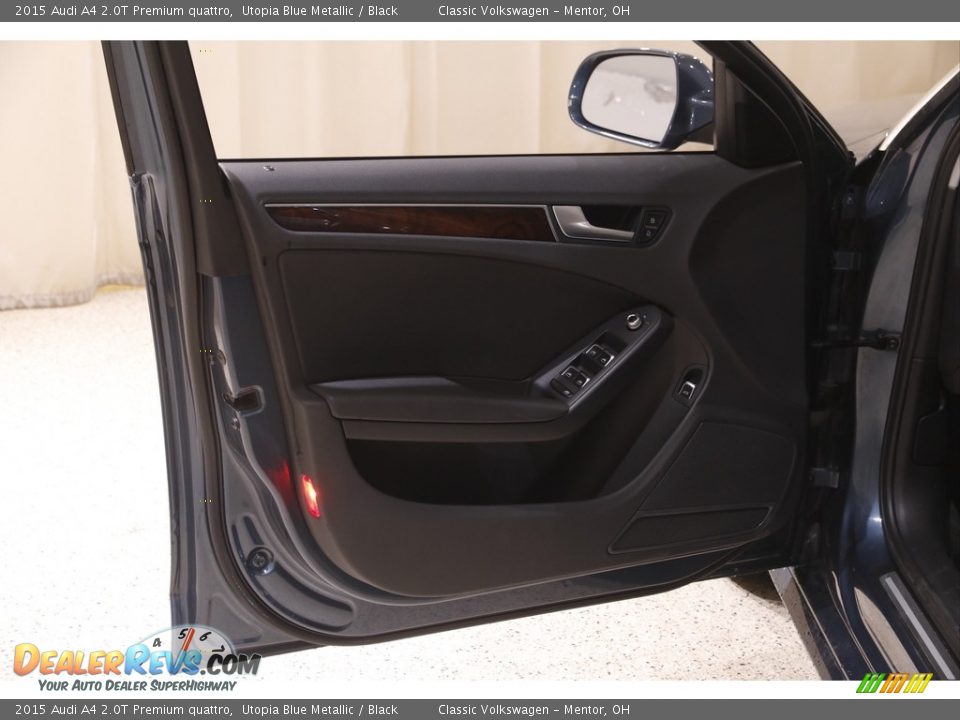 2015 Audi A4 2.0T Premium quattro Utopia Blue Metallic / Black Photo #4